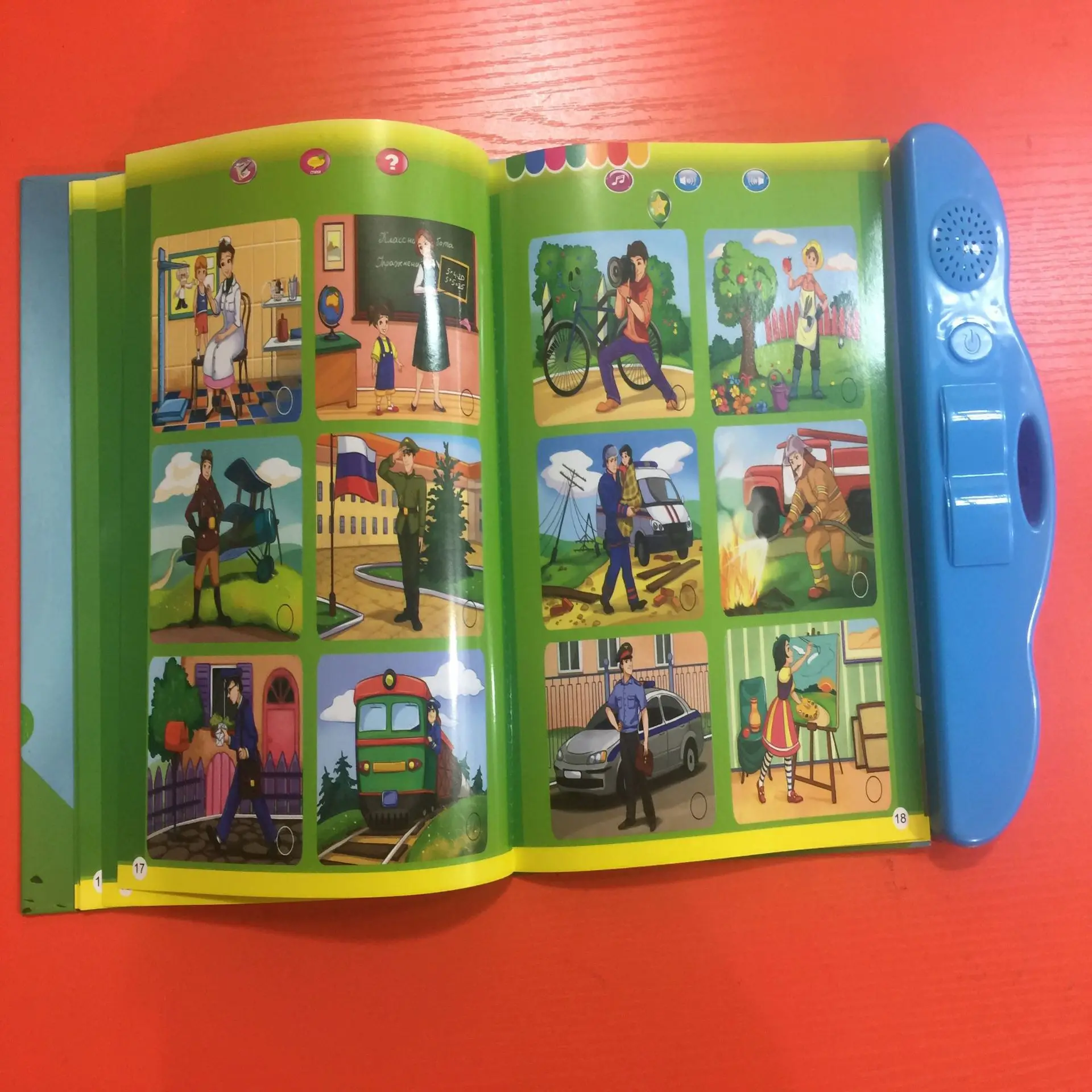 Русская Звуковая электронная книга для чтения звука устройство алфавита тачпад