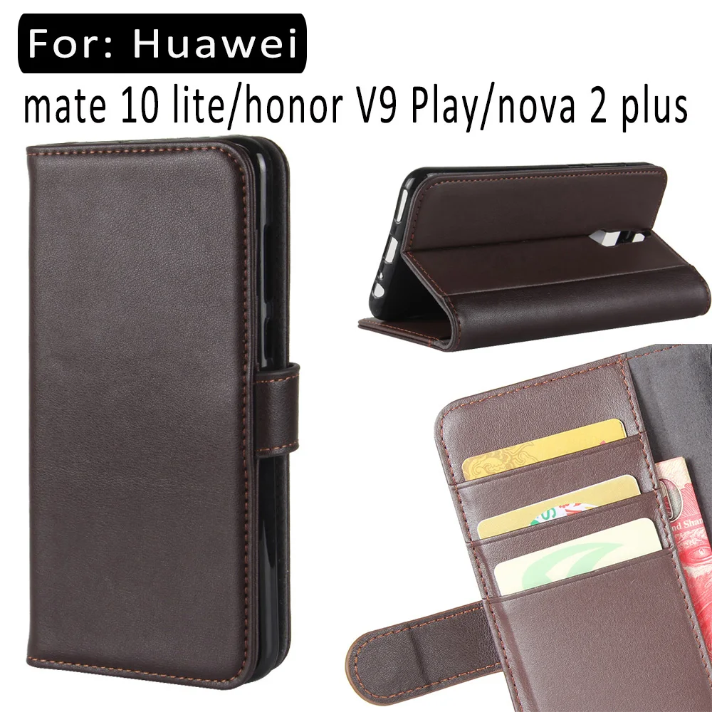Откидной Чехол кошелек из искусственной кожи для huawei G10 V9 Play Honor 8 pro mate 9 NOVA 2 P8 10