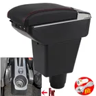 Подлокотник для RENAULT SANDERO STEPWAY для Renault Sandero 2, автомобильный подлокотник для Renault Logan 2, внутренний центральный контейнер для хранения