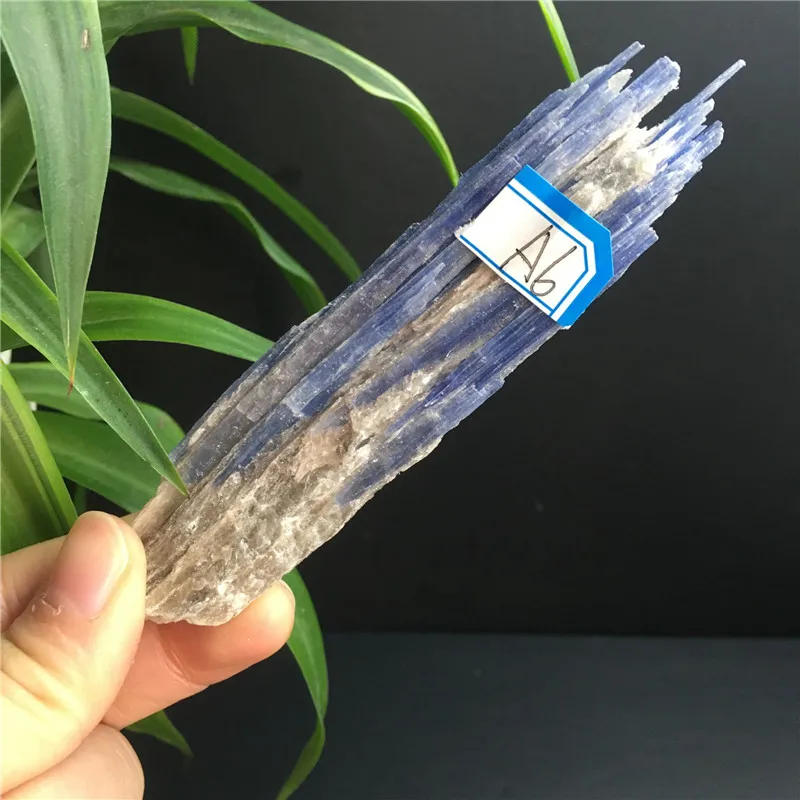 

Blue Crystal Natural Kyanite Rough Mica Gem Stone Mineral Specimen Healing