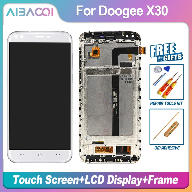 AiBaoQi Новый сенсорный экран ЖК дисплей рамка для телефона Doogee X3/X5 Max/X5S/X5 Pro/X5/X9