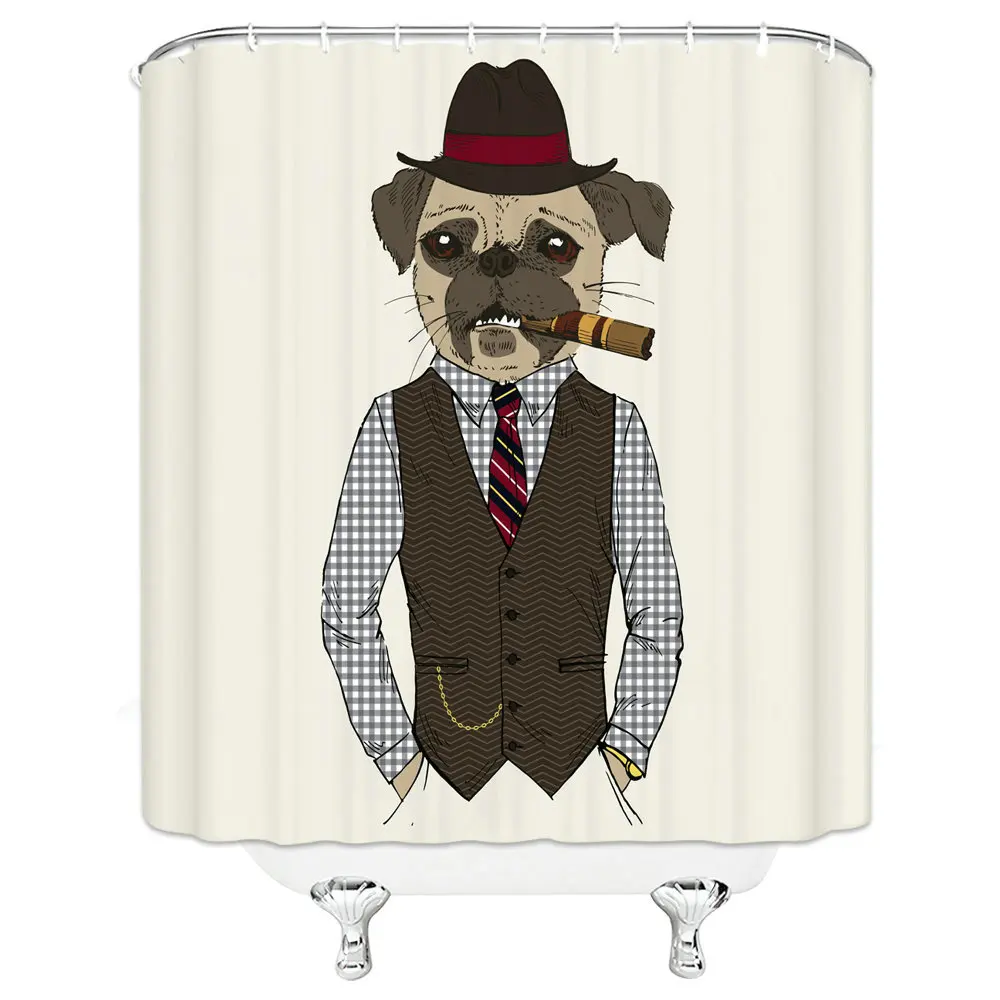 Модный дизайн красивая рождественская елка висячая занавеска для душа