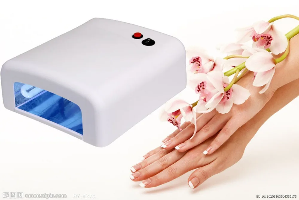 Набор для маникюра сделай сам с УФ лампой полный набор нейл арта акриловыми и