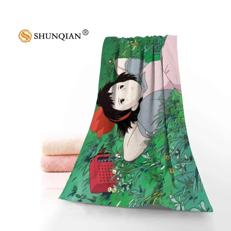 

Custom Hayao Miyazaki Towels Microfiber Fabric Popular Face Towel/Bath Towel Size Print your picture
