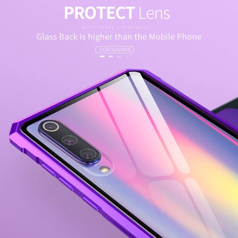 Металлический бампер для Xiaomi Mi 9T Pro Алюминиевый металлический каркас задняя