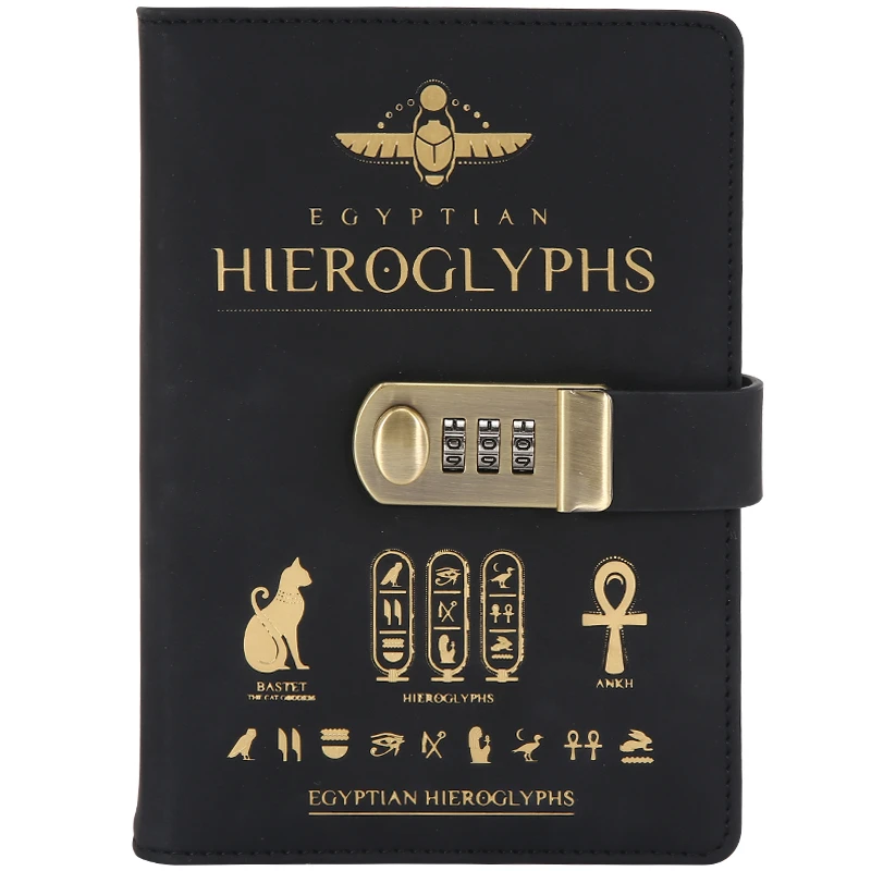 A5 Корейский ретро блокнот Пароль Книга с замком креативные школьные офисные