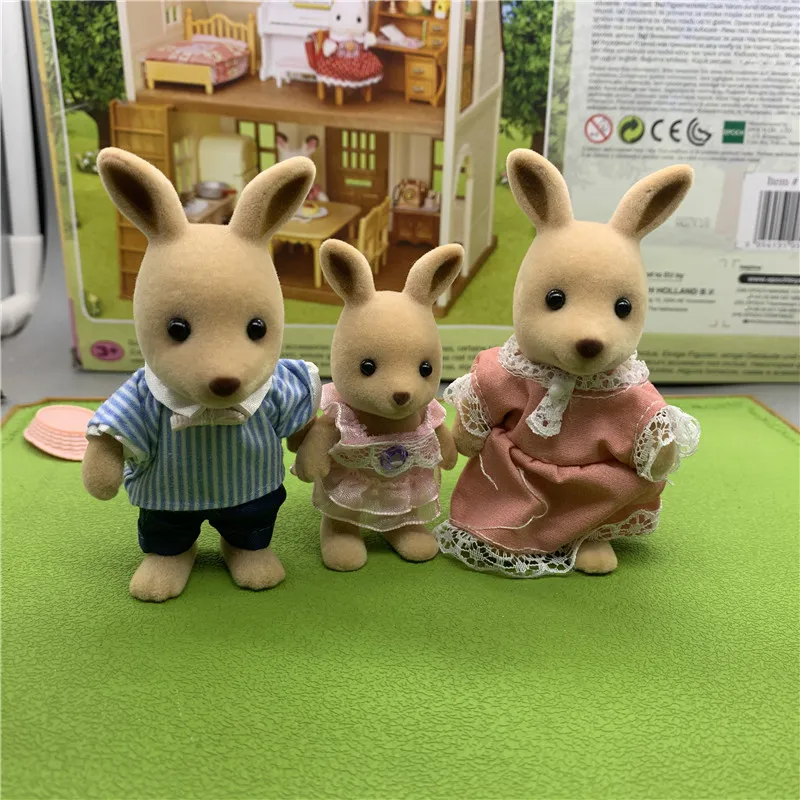 Игрушки японская семья мебель комплект одежды фигурки кенгуру | и хобби