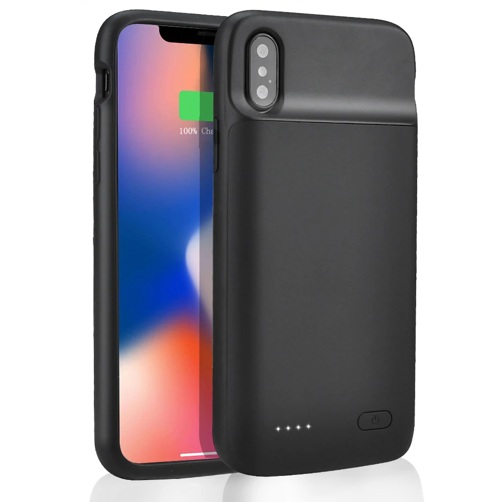 Neng 4100 мАч Новый чехол для зарядного устройства Iphone XS портативный внешний