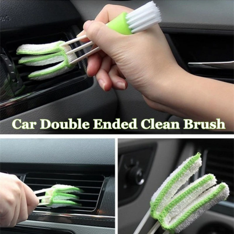 

Car Cleaning Brush Tools Microfiber Duster Auto Keyboard Dust Collector Computer Clean Window Blinds Cleaner