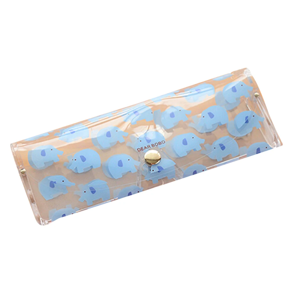 Прозрачный Чехол для очков футляр хранения солнцезащитных с мультяшным принтом