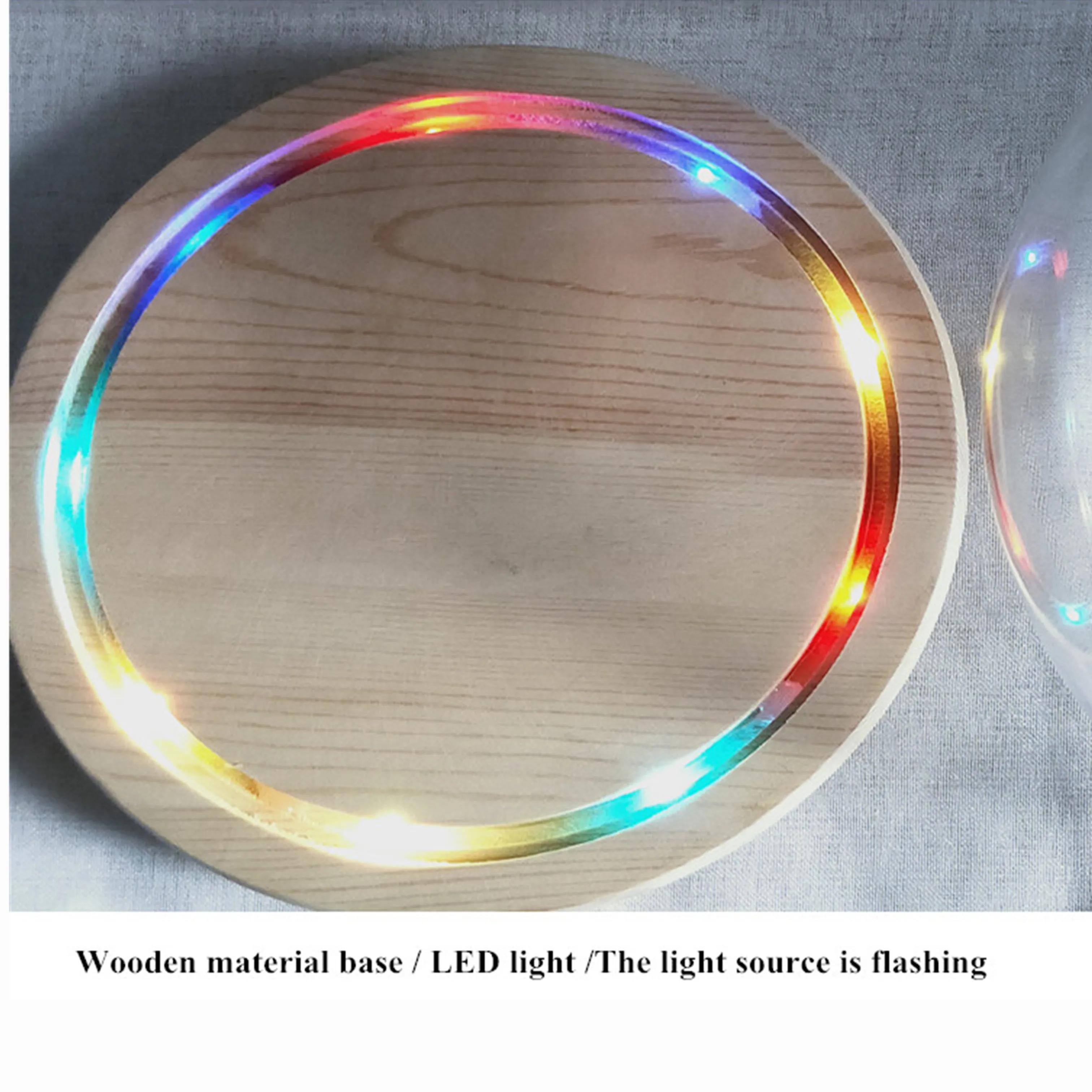 13 см Пластиковый цветочный шар стеклянная крышка ручная форма пылезащитный