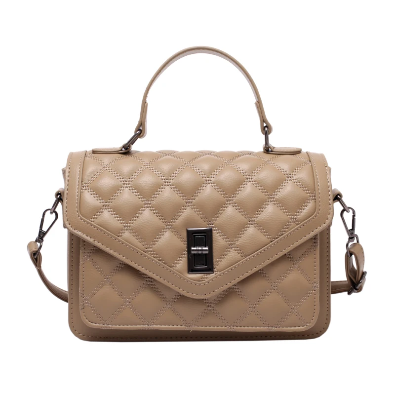 Сумка-тоут женская из натуральной кожи дизайнерский саквояж на плечо с тремя