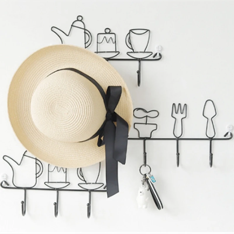 

2PCS Wall Hanging Hooks Behind the Door Free-Punch Racks Bathroom Kitchen Supplies Clothes Rack Storage Clothes Hooks