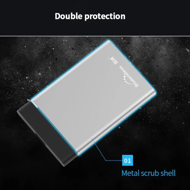 Blueendless внешний корпус для жесткого диска алюминиевый USB 3 0 Micro B/Type C 2 5 ''чехол SATA