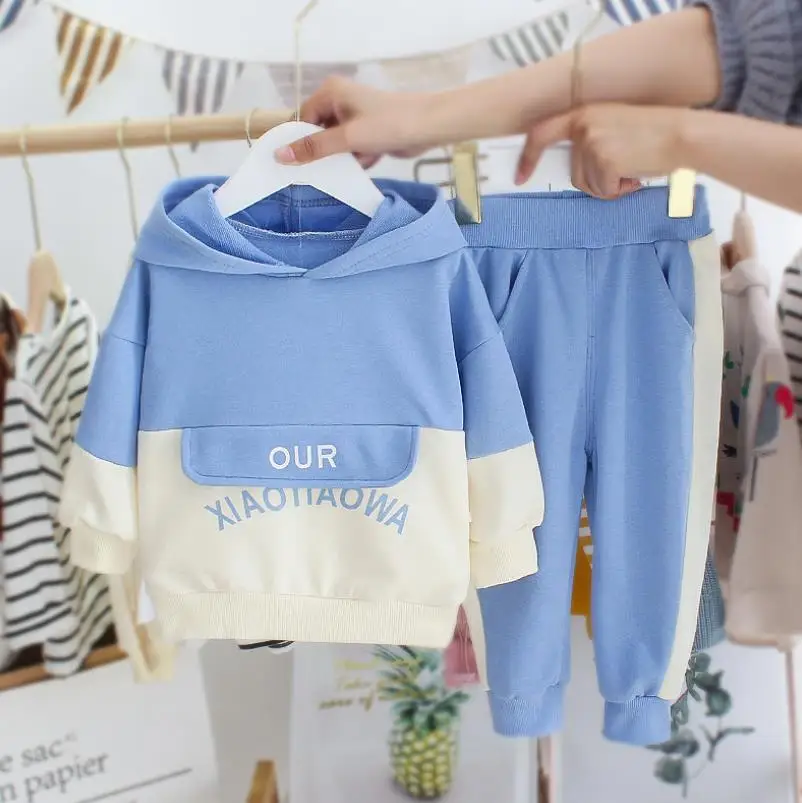 

New Spring Autumn Baby Fashion Clothes Kid Boys Cartoon T Shirt +Jeans 2Pcs/sets Children Clothing Toddler Cotton Sportswear