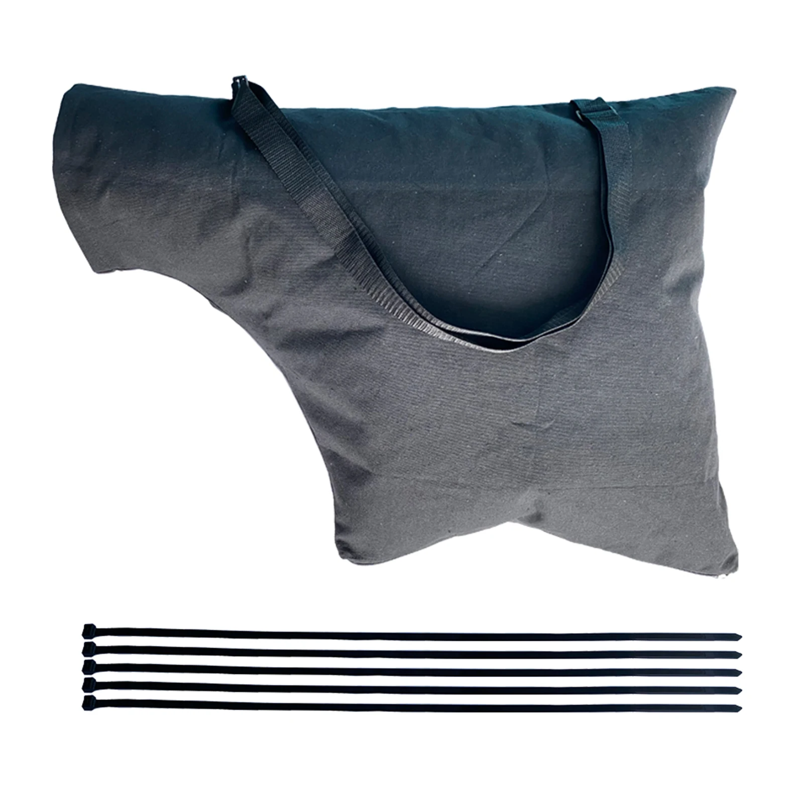 

Replacement Parts Portable Canvas Outdoor Garden Solid Blower Leaf Bag Vacuum Cleaner Multifunction With 5 Ties Zipper Closure