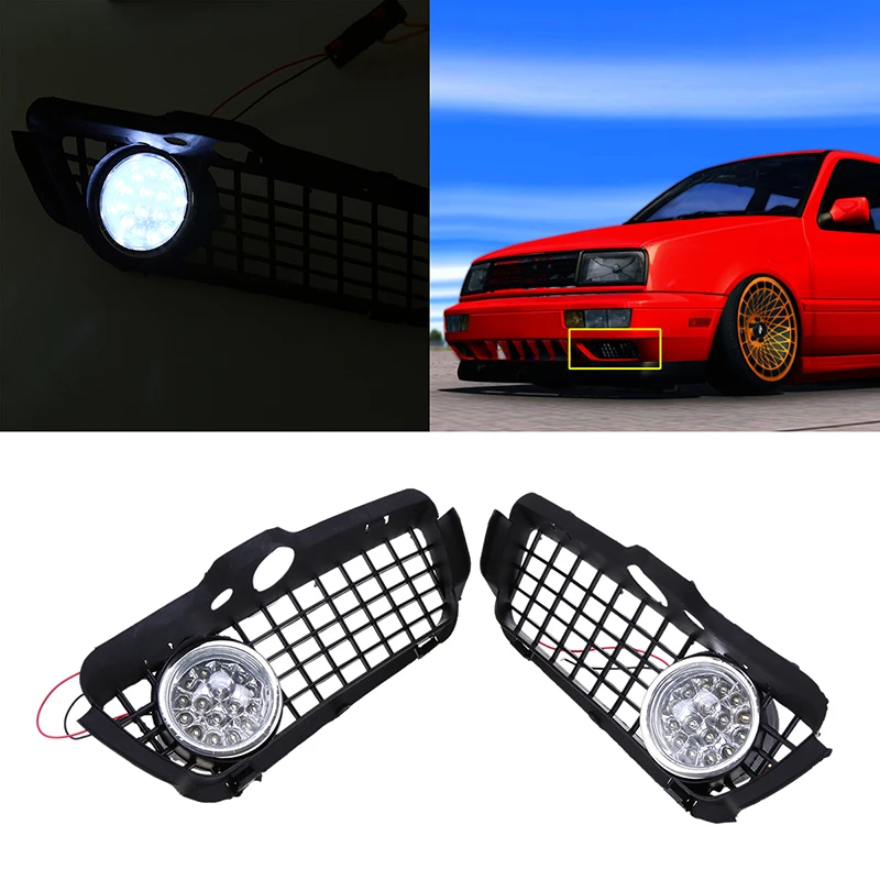 POSSBAY светодиодный/Галогенные Противотуманные светильник подходит для 1993-1998 VW Jetta