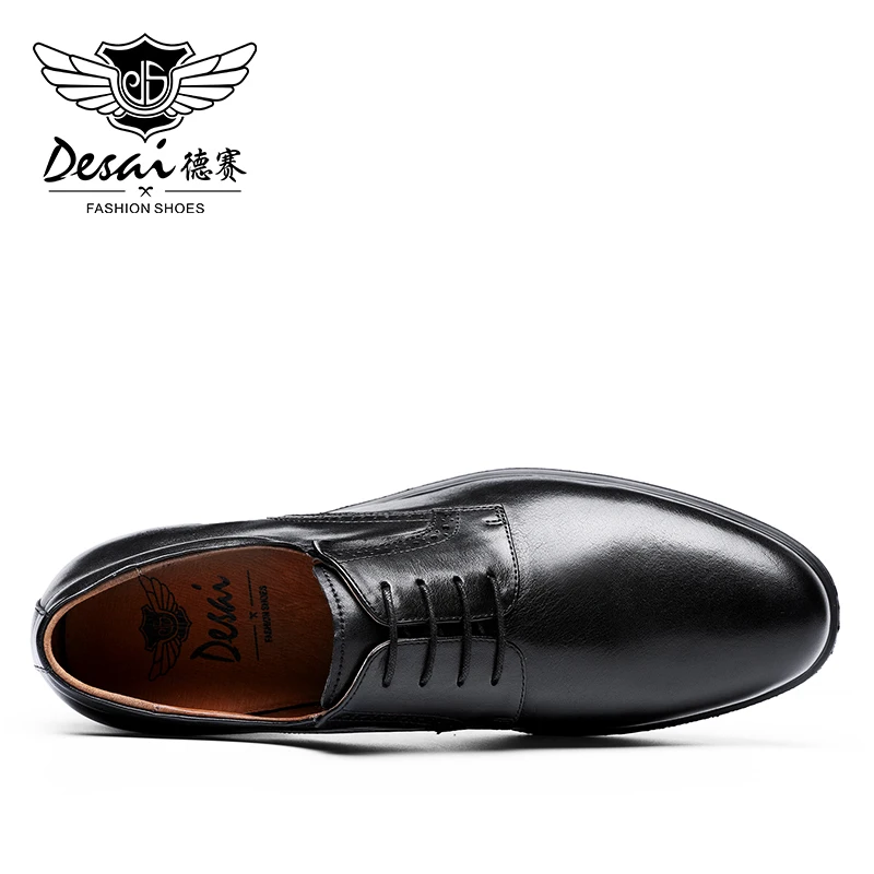 DESAI/Мужская обувь Мужские модельные туфли из натуральной кожи Свадебная для