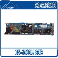 akemy new upgrade version for lenovo thinkpad x1 carbon laptop motherboard 12298 48 4ly06 021 cpu i5 4300u 8gb 100 test