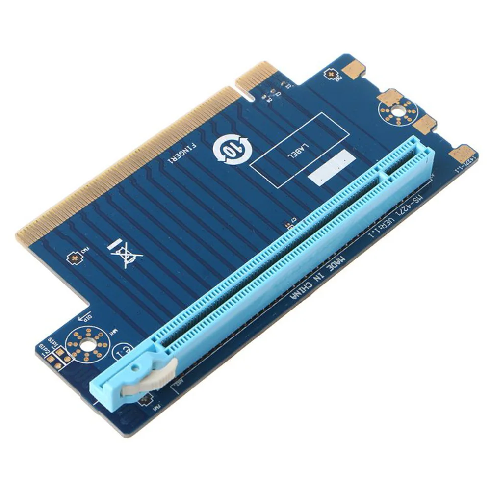 Плата расширения PCI E X16 пластиковый переходник с углом 90 градусов Express 16X
