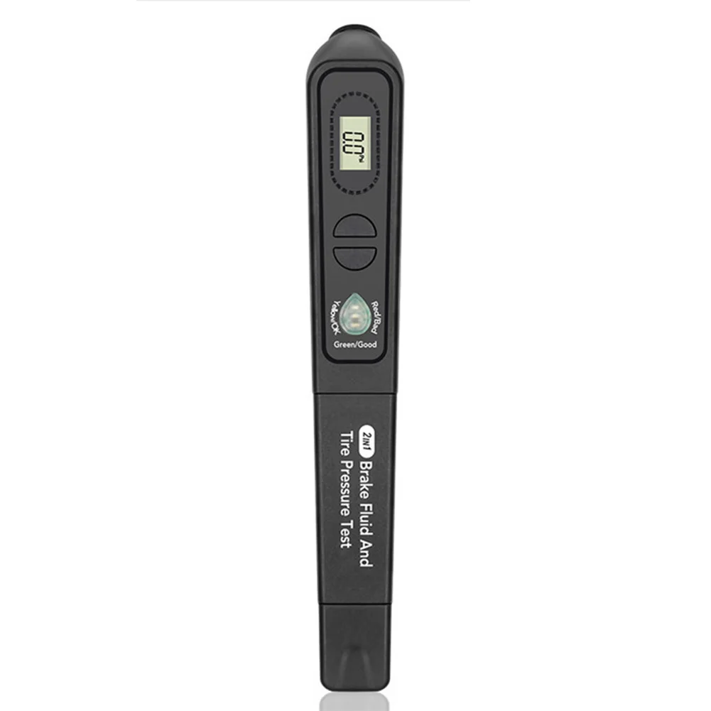 

2 in 1 TPMS Auto Liquid Testing Brake Fluid Tester Pen 5 LED display for DOT3/DOT4 Electronic Pen Brake Fluid Oil Tester