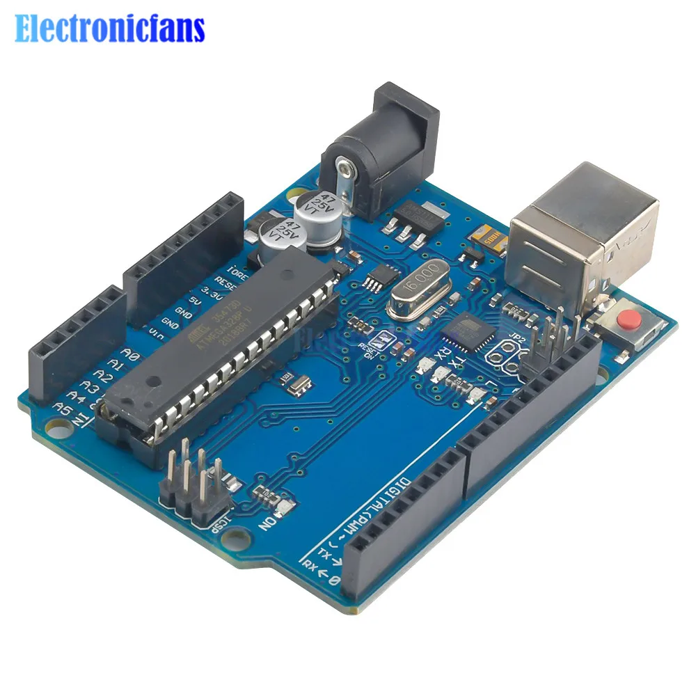 Плата разработки ATmega328P плата CH340G CH340 ATMEGA16U2 микроконтроллер зуммера 3 В 5 в