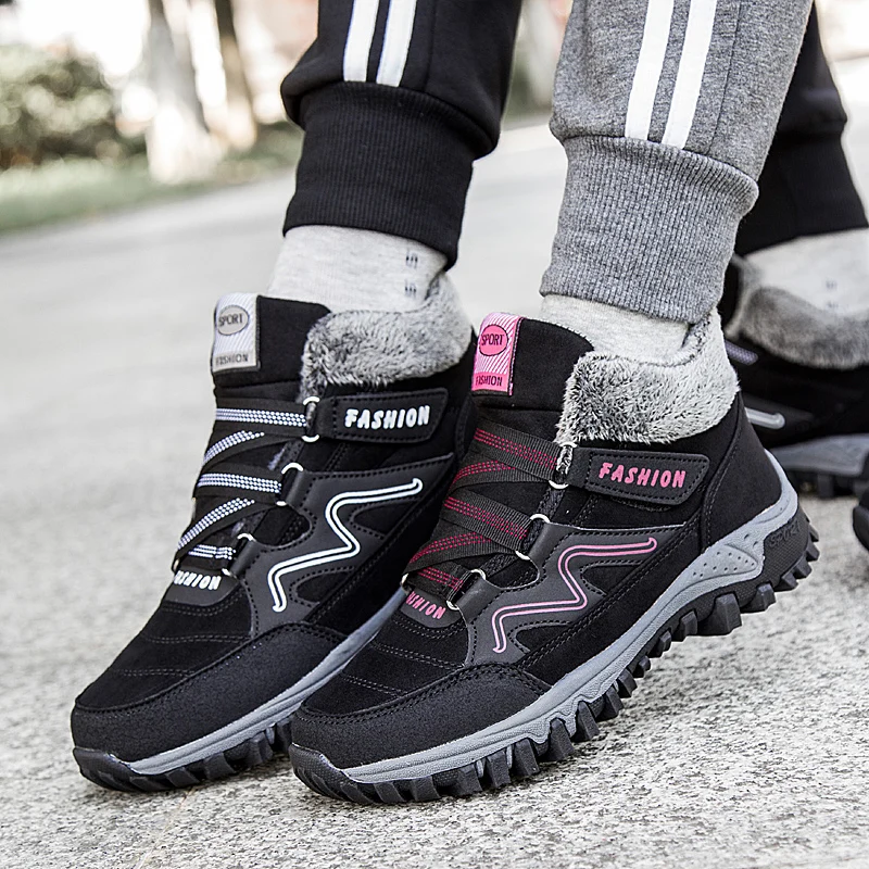 Мужские и женские ботинки Нескользящие походные унисекс большого размера для