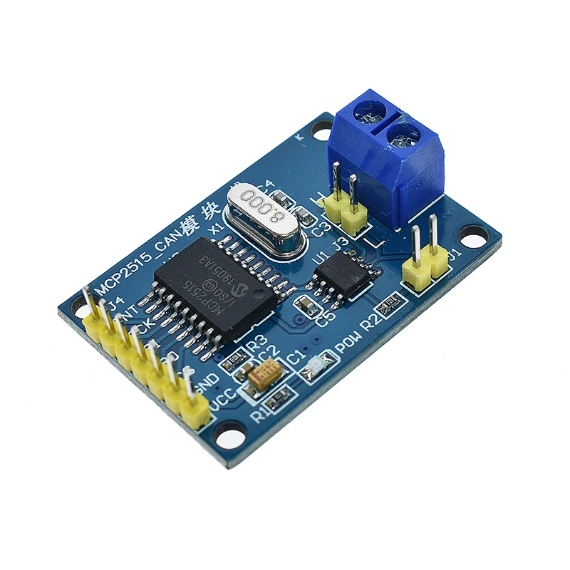 WAVGAT MCP2515 CAN шина Модуль платы TJA1050 приемник SPI для 51 MCU контроллер рычага