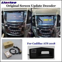 car front rear view camera for cadillac ats 2018 2019 2020 backup reverse parking cam full hd ccd decoder accesories