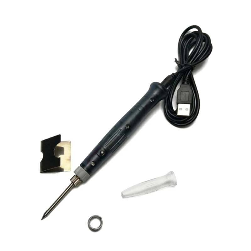 

Portable USB 5V 8W SOLDERING IRON PEN KIT with Led Indicator in Retail Package B95A