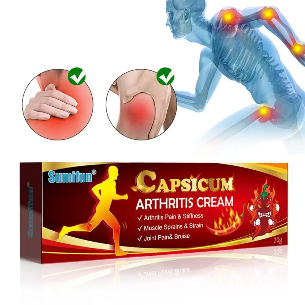 

Capsicum Arthritis Cream Cervical Vertebra Pain Relief Chinese Medical Ointment Rheumatism Arthritis Balm Muscle Pain Relieve