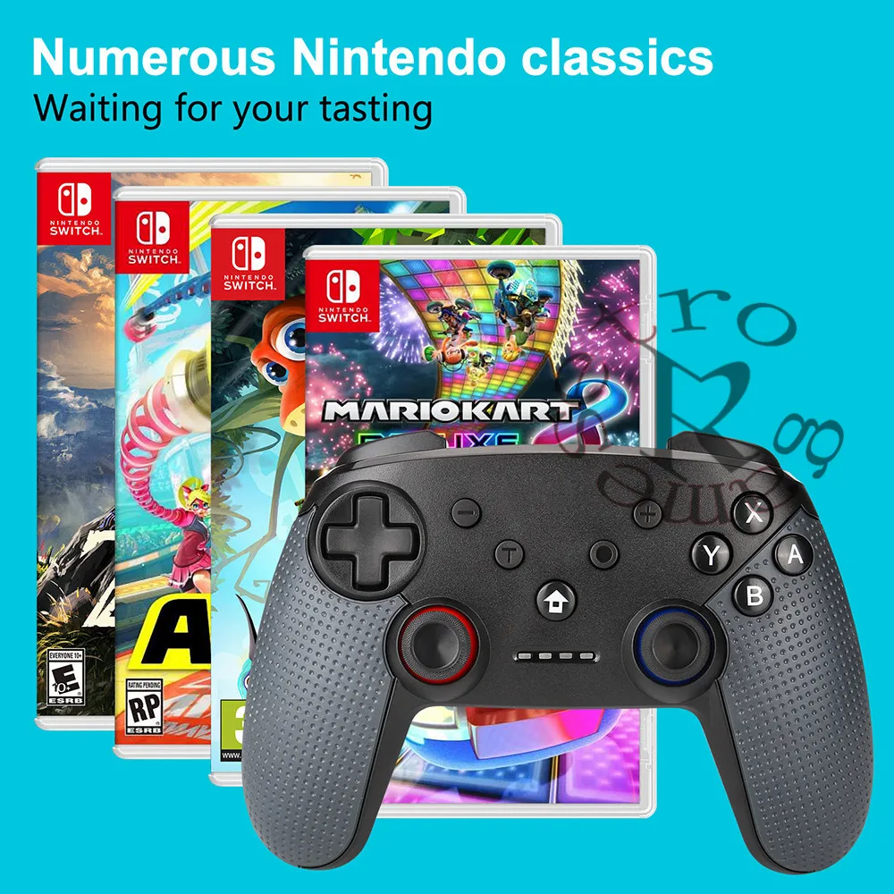 Новый беспроводной игровой джойстик с Bluetooth для Nintendo Switch Pro | Электроника