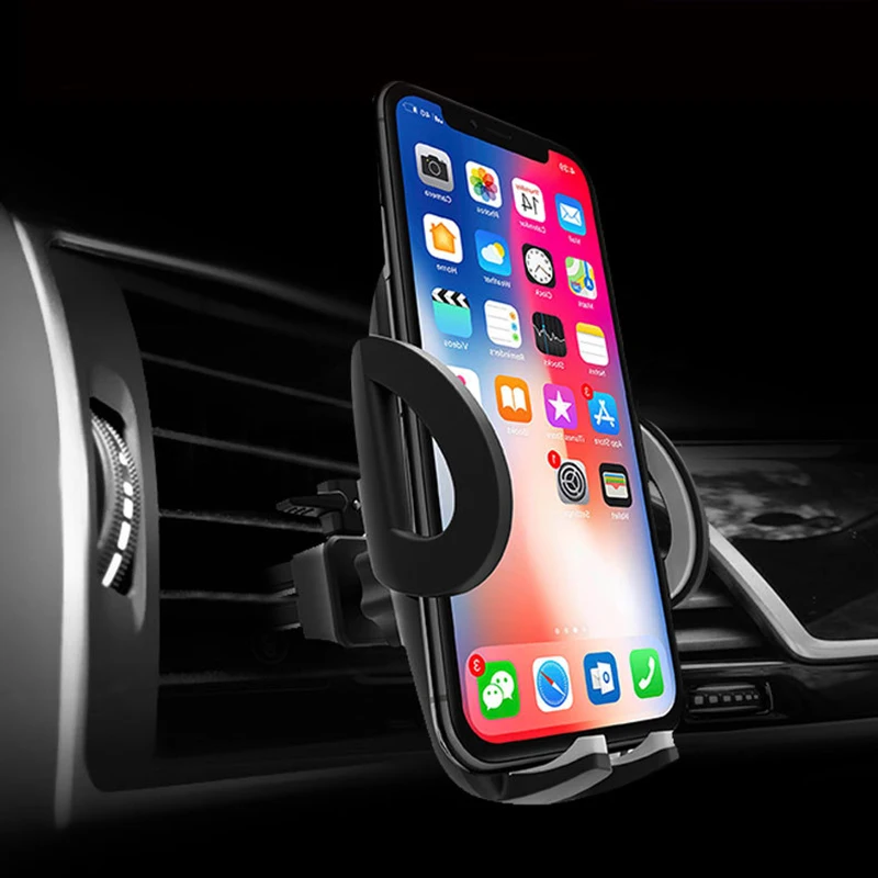 mini car phone holder air vent stand for iphone xs 11 samsung universal mobile phone auto support mount car phone bracket free global shipping