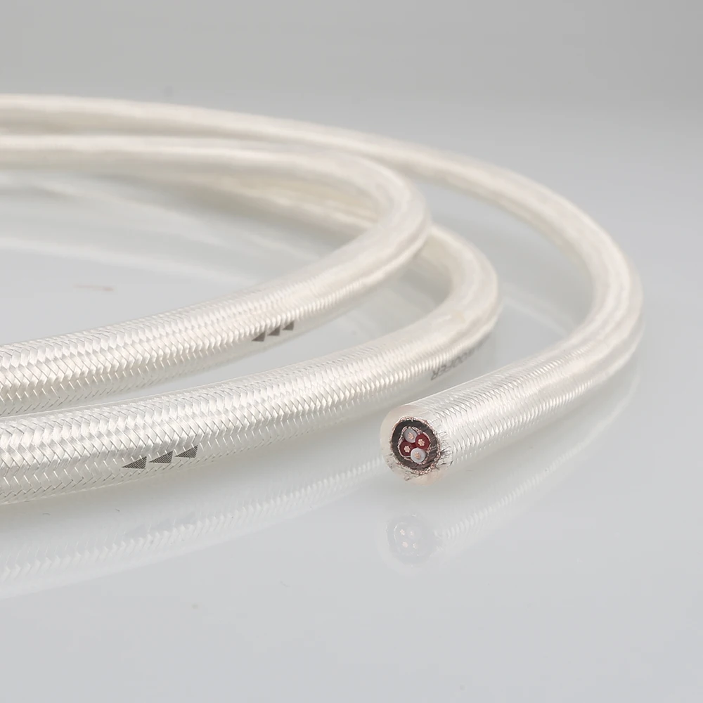 Audiocrast A26 OFC посеребренный Hi End RCA аудио соединительный кабель продается за 1 м для DIY
