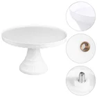 1 Набор 2 шт. подставки для тортов и капкейков, подставки для десертов, Тарелки (белые)