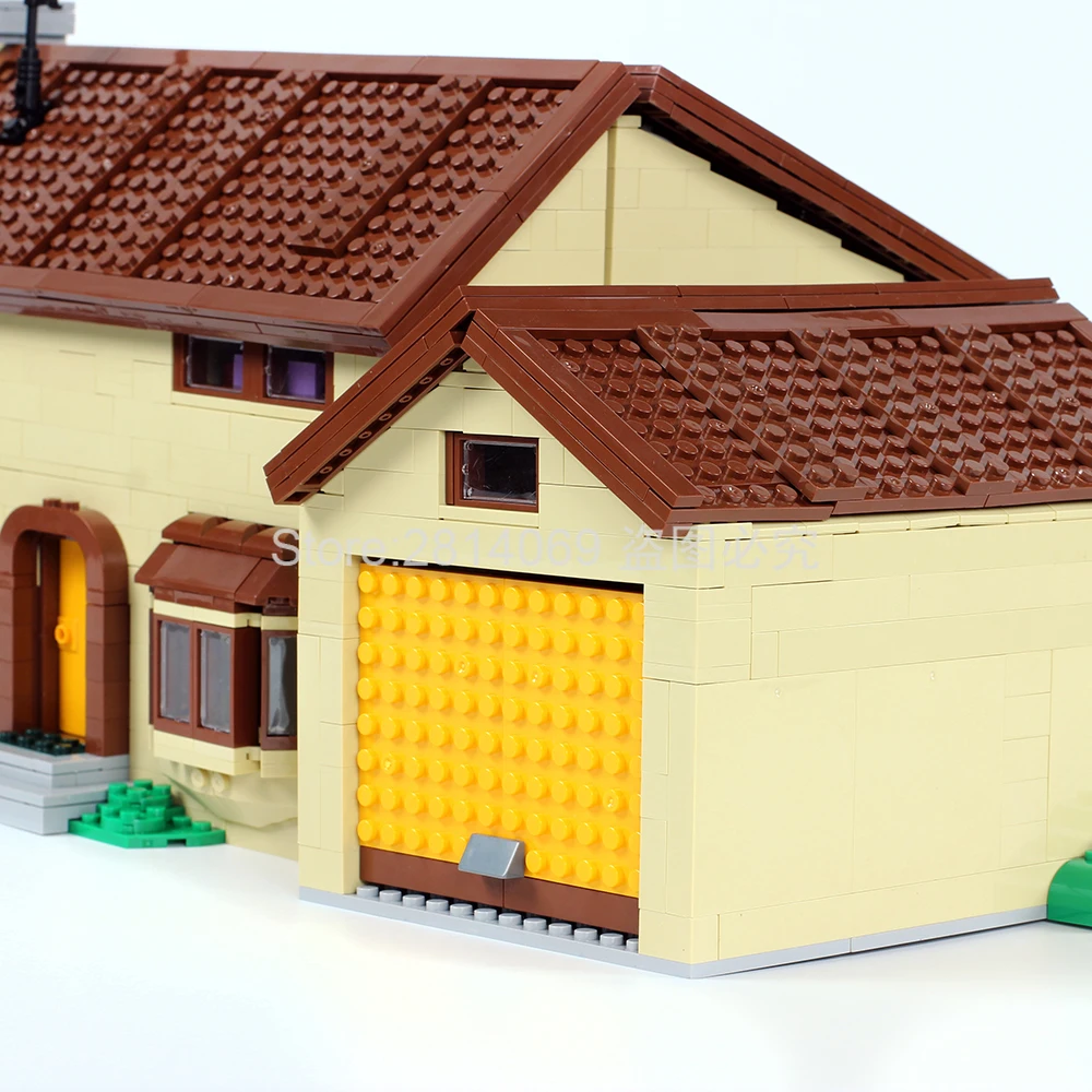 16005 мультфильм фильм KWIK-E-MART дом строительные блоки 2586 шт Кирпичи Игрушки совместимы с 71006 игрушки для детей