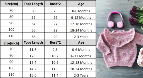 Новый осенний розовый вязаный свитер для маленьких девочек с рюшами теплый