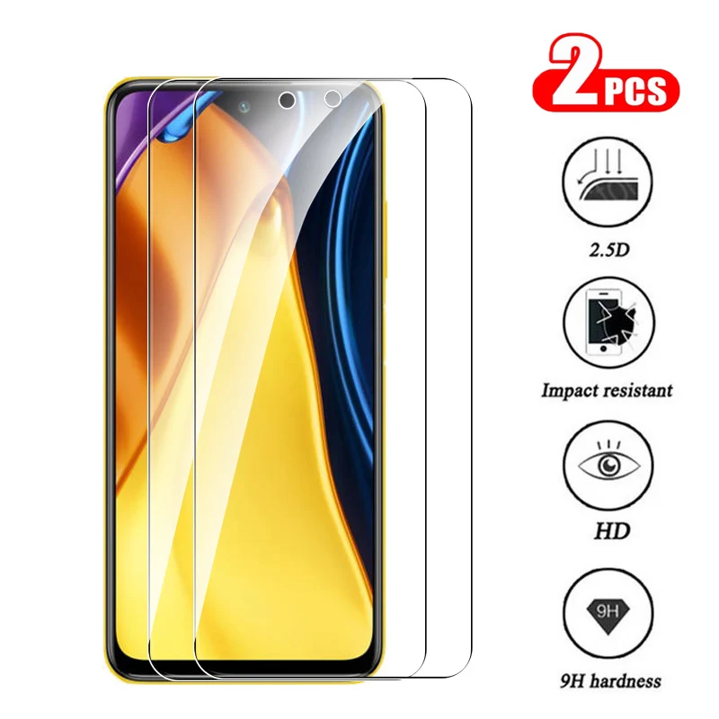 

2 шт., мягкое закаленное стекло для xiaomi mi poco m3 pro, стекло для xiaomi mi poco m3 xioamei poco m3 pro, Защитная пленка для экрана