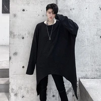new fall mens sportswear personalized tailoring mens loose slouchy hoodie teenage boy hip hop outerwear
