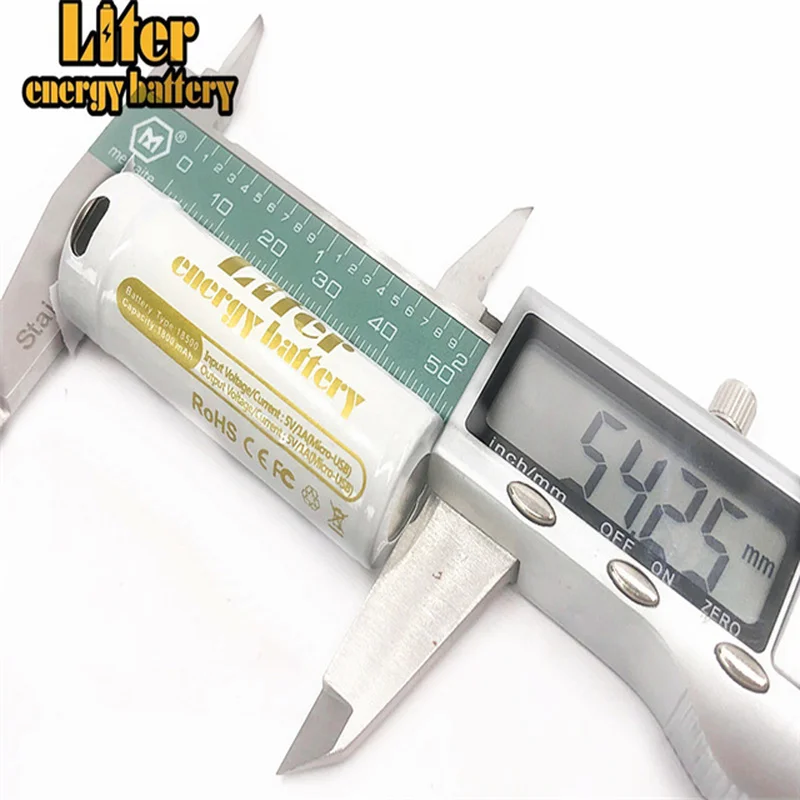 Новые USB товары! Аккумулятор высокой мощности 18500 1800 мАч 3 7 в внешний аккумулятор