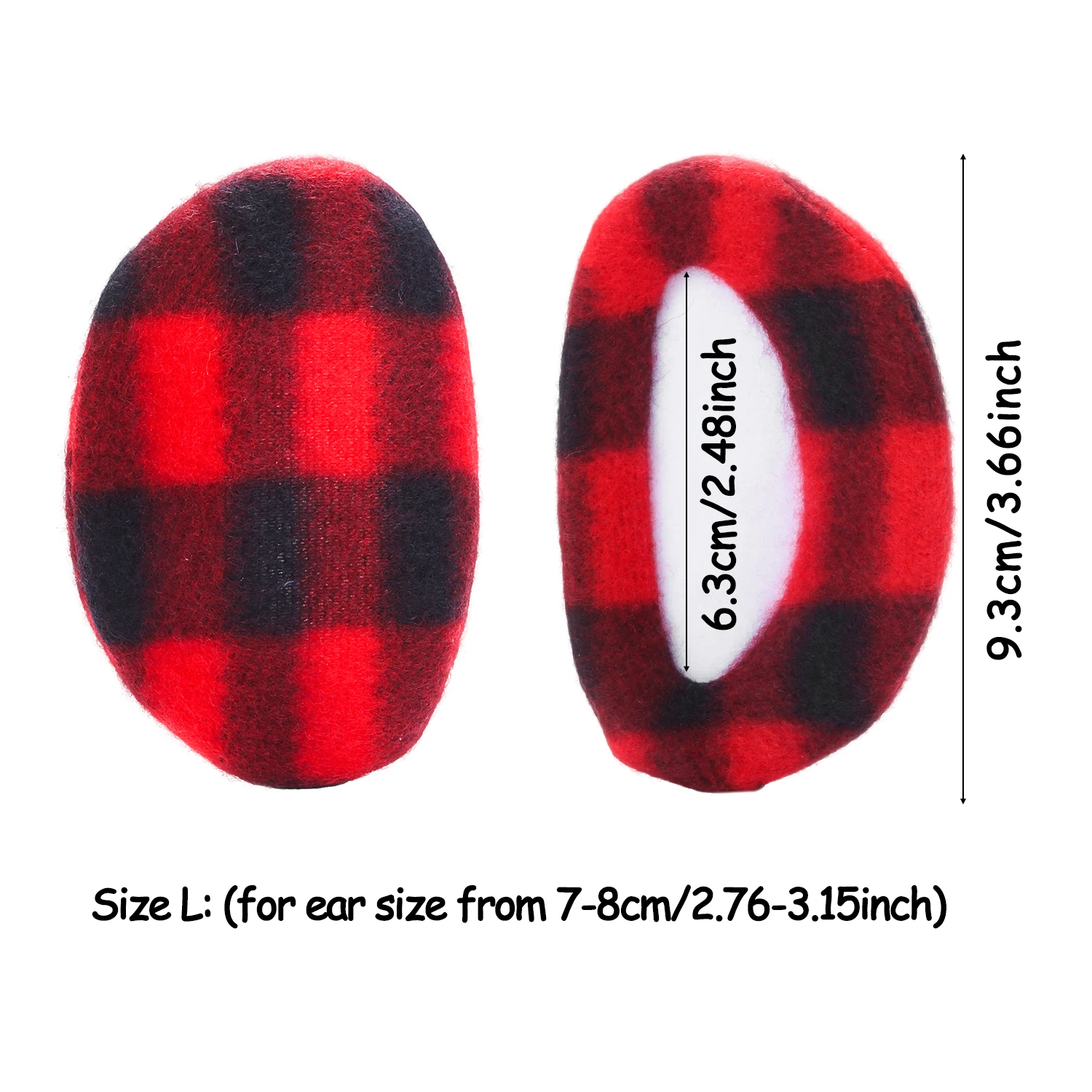 1 пара зимние плотные теплые флисовые наушники для мужчин и женщин | Аксессуары