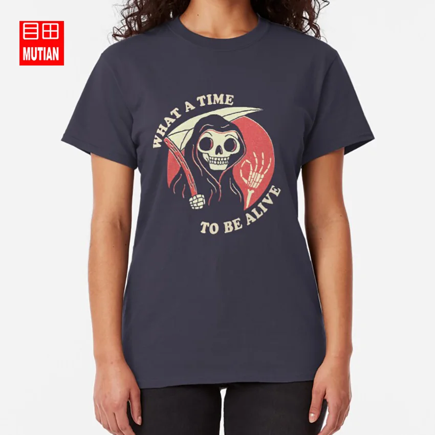 What A Time To Be Alive футболка смерти Грим жнец оккультный Ретро Винтаж Забавный юморный