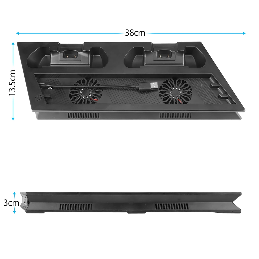 Док станция для консоли PS4 Pro обновленная вертикальная подставка светильник