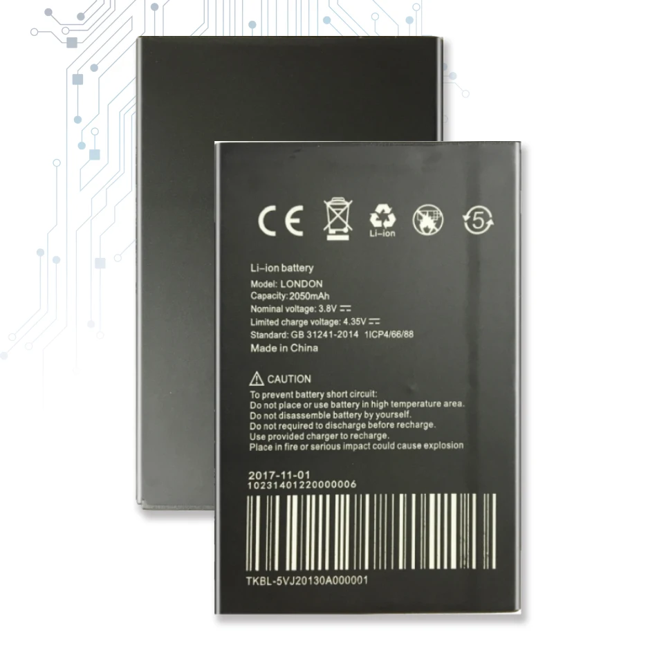 

Сменный аккумулятор 2050 мАч для UMI London / Pixus Jet /Bravis A506 /Kiano Elegance 5,1 + номер отслеживания