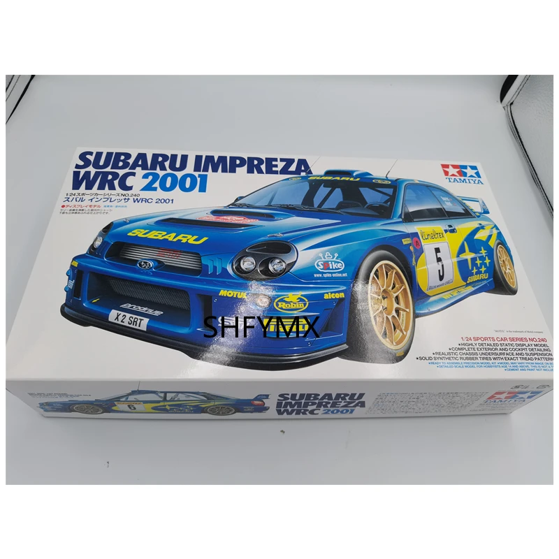 

Tamiya Hobby Toys 1/24 SUBARU Impreza WRC2001 Набор для сборки моделей автомобилей для взрослых Diy или детей подарок для детей