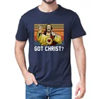 Футболка унисекс из 100% хлопка с изображением Иисуса Бадди Христа, смешная комедия, винтажный подарок из фильма, летняя мужская футболка большого размера, мягкая женская футболка