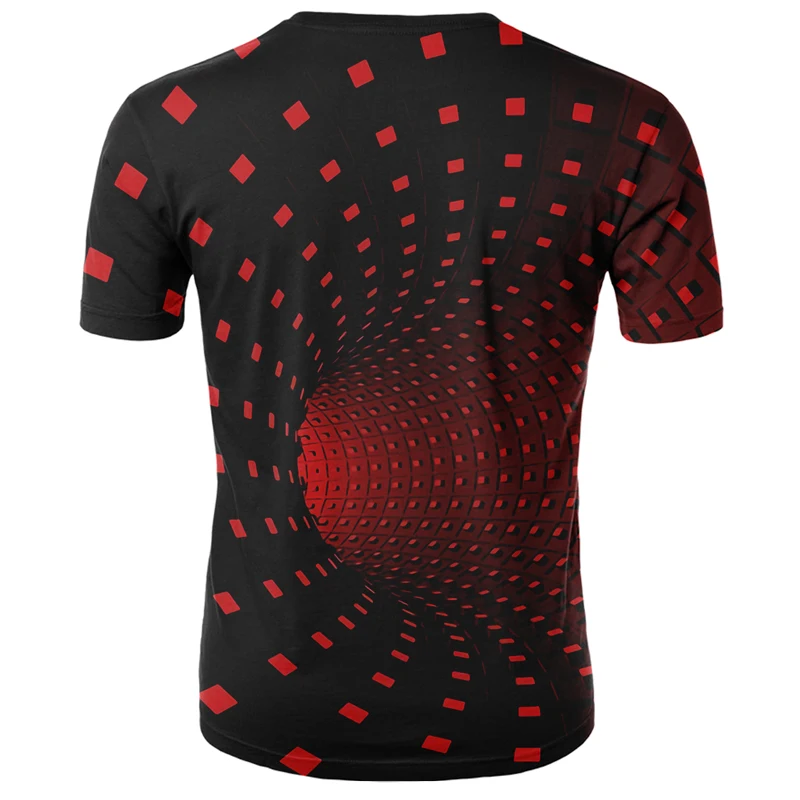 

2021 summer new men's T-shirt short-sleeved 3D printing lightning plus size T-shirt raindrop loose O-neck men's clothing
