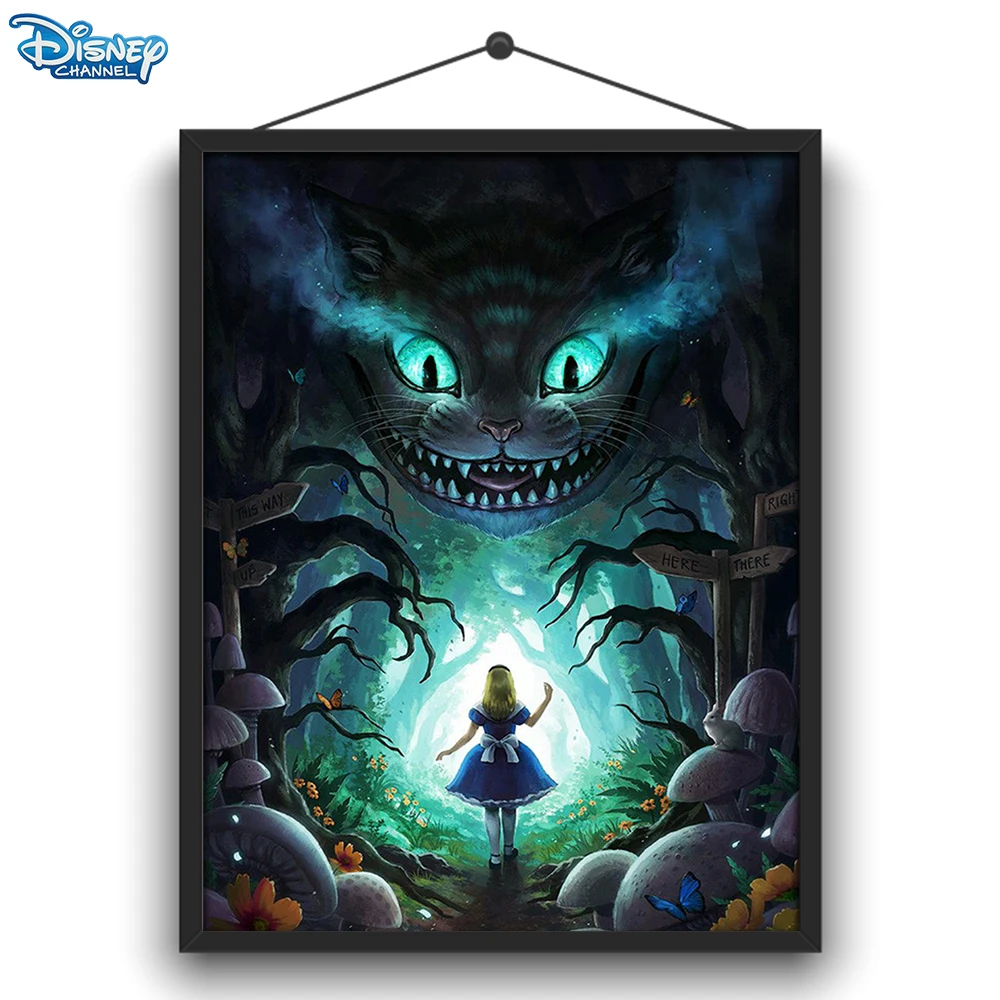 

Картина из страз "сделай сам" с изображением замка принцессы, Микки Мауса, Disney 5D, изысканное украшение для интерьера ручной работы