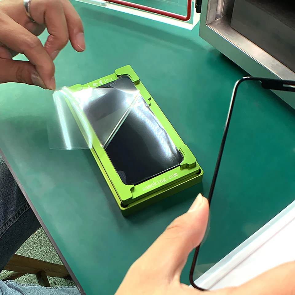 Oca lamination mold sameking Заводская поставка ЖК-дисплей экран tp ламинирование формы unbend flex универсальный для iphone xs max