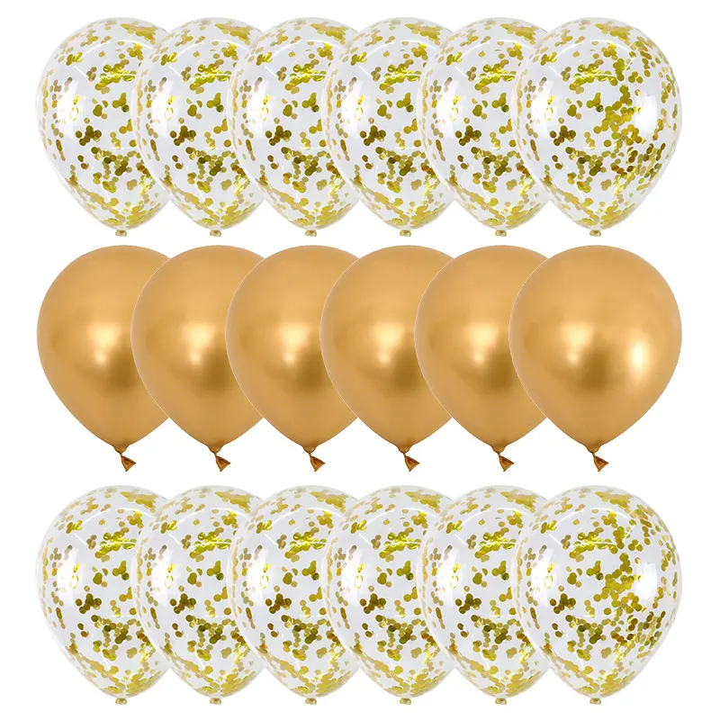Green Balloons Confetti balloons Set Chrome ballon Birthday deco Party Wedding Decoration Wedding Anniversary globals Metallic
